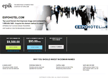 Tablet Screenshot of expohotel.com